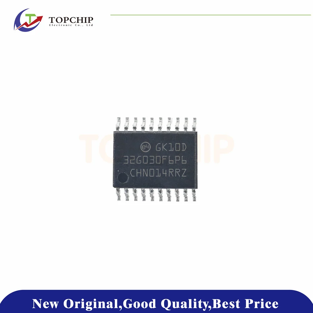 

10Pcs New original STM32G030F6P6TR Embedded Microcontrollers STM32G030 MCU 32BIT 32KB FLASH 20TSSOP