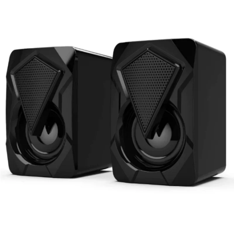 X2 미니 멀티미디어 데스크탑 컴퓨터 스피커 RGB 화려한 USB 유선 베이스 캐논 (가정용)