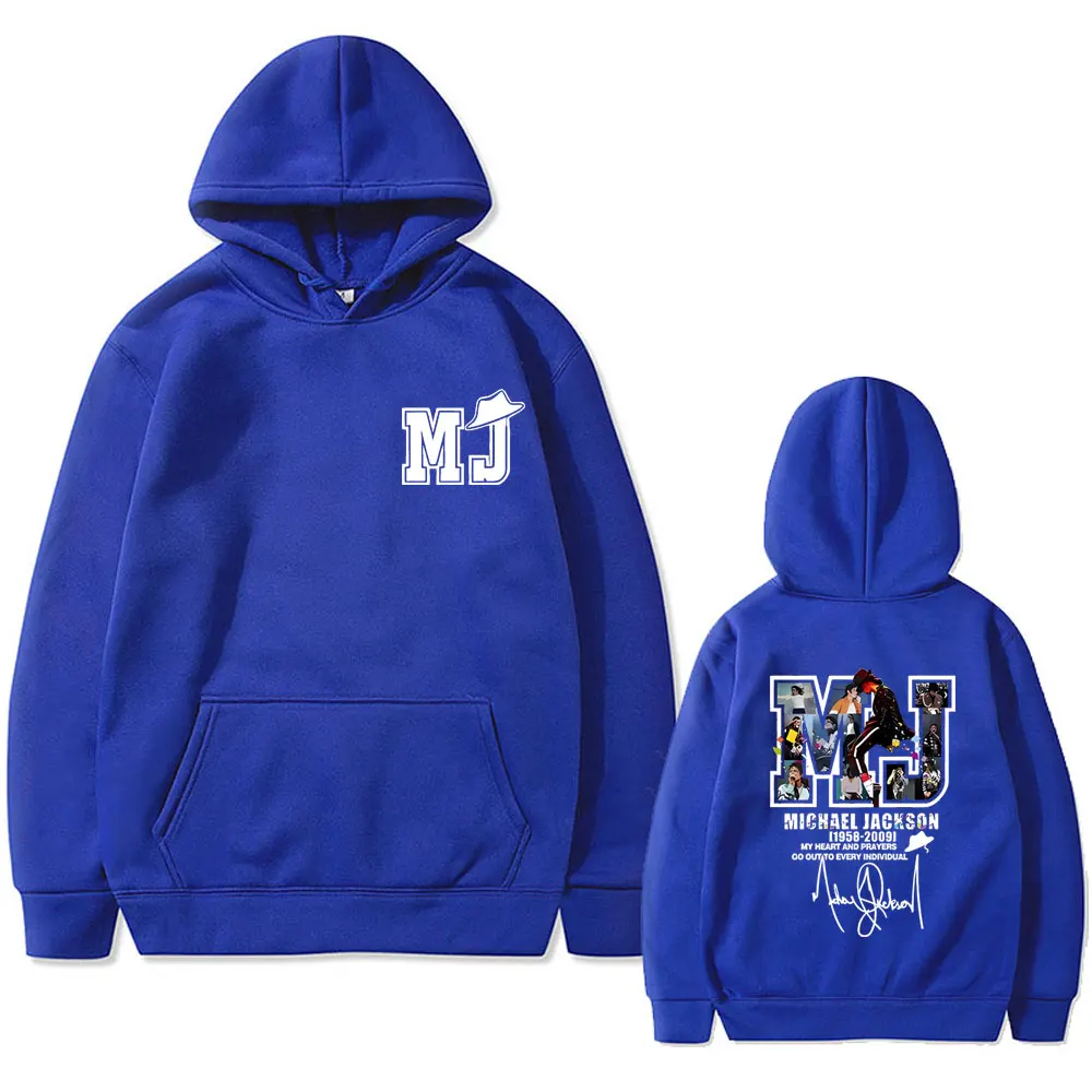 Classic Vintage Michael Jackson Graphic Print Hoodie Men Women Hip Hop Punk Rock Pullover Unisex Casual Oversized Streetwear 3