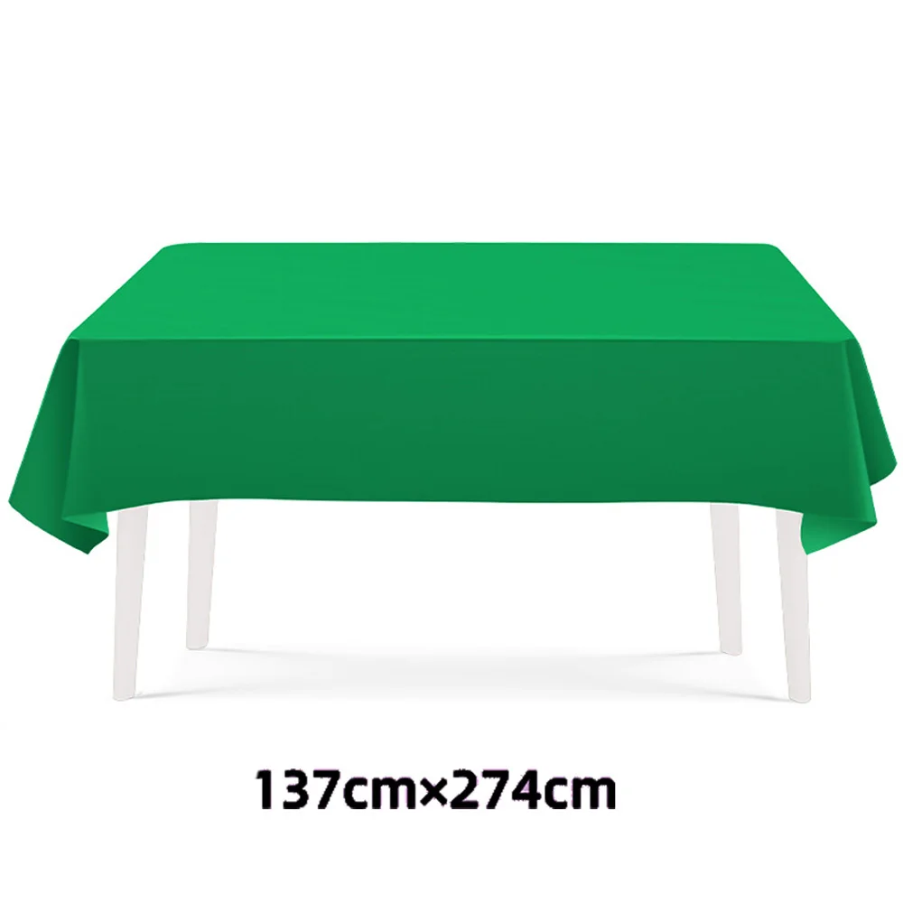 Vibrant Disposable Tablecloth - Assorted Colors for Birthday Celebration Decor