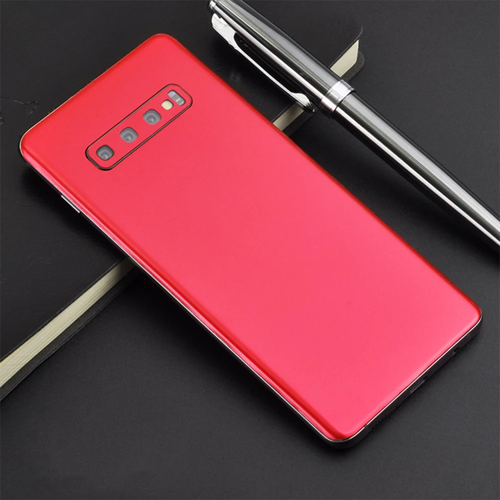 Matte Ice Films for Samsung Galaxy S10 Plus S10+ Wrap Skins Back Cover For Samsung S10e PVC Vinyl Film Protectors Guard Stickers cell phone lanyard pouch Cases & Covers