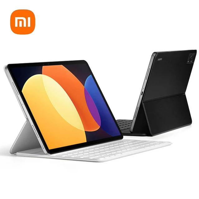 Étui de protection pour tablette Xiaomi 5 Pro 12.4, accessoires PC, blanc,  noir, PU portable, aimant