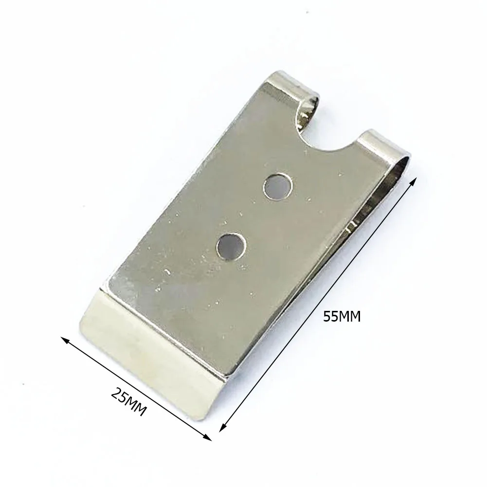 Metal Belt Clip Holster Sheath Belt Clip 54x25mm Clasp Spring Buckle Hook Buckle Spring Hook Belt Clip for Wallets Pouches