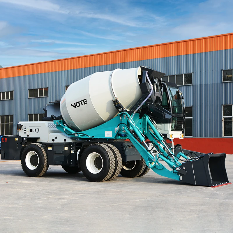 Hot Sale 3.5m3 Self Loading Ready Mix Concrete Mixer Truck With China Factory Price - Image 4