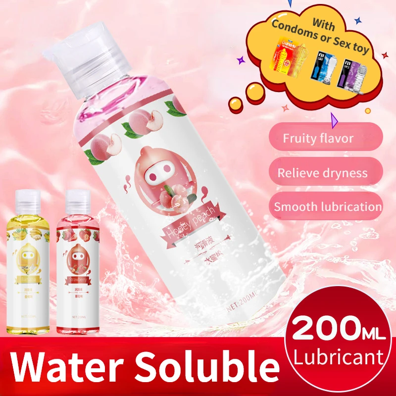 200ml fruchtiges Aroma schmieren wasser lösliche Schmier flüssigkeit des menschlichen Körpers für Mann Frau 18 Sexspielzeug Sexshop Geschlechter Accessoires