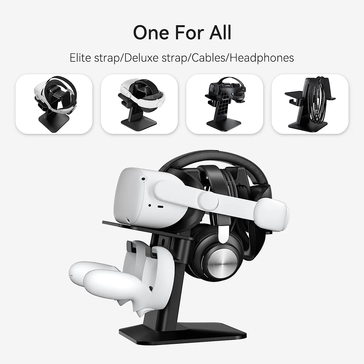 Upgraded VR Stand Headset Display And Controller Holder Mount Station For Oculus Quest 2/HTC Vive Stand KIWI design vr stand