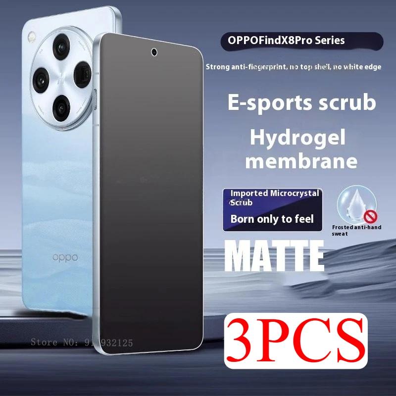 Matte Hydrogel Film Full Cover Screen Protector - 3 Pack