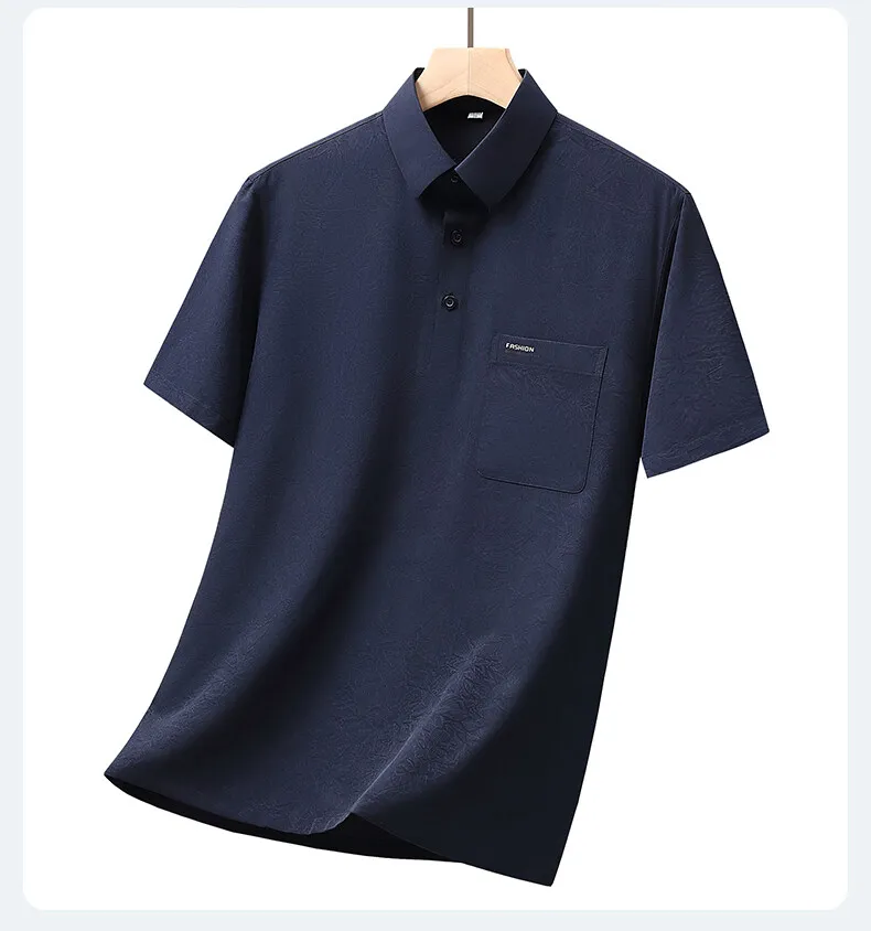 Einfarbige Herren-Sets Kleidung 2026 Sommer Kurzarm-Polos & Lange Hose 2-Teiliger Anzug Business Casual Oberteil T-Shirts & Jogginghose – Detail 17