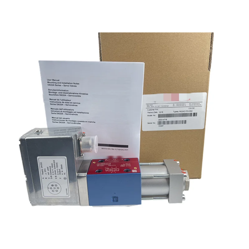 D633-471B katup proporsional D662 D661 D634 D635 D633 D791 D792 M OOG proporsional electro-hidrolik servo valve