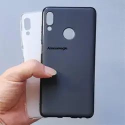 Black Soft Silicone TPU Protective Matte Back Cover for Lenovo K5 pro (WHITE)