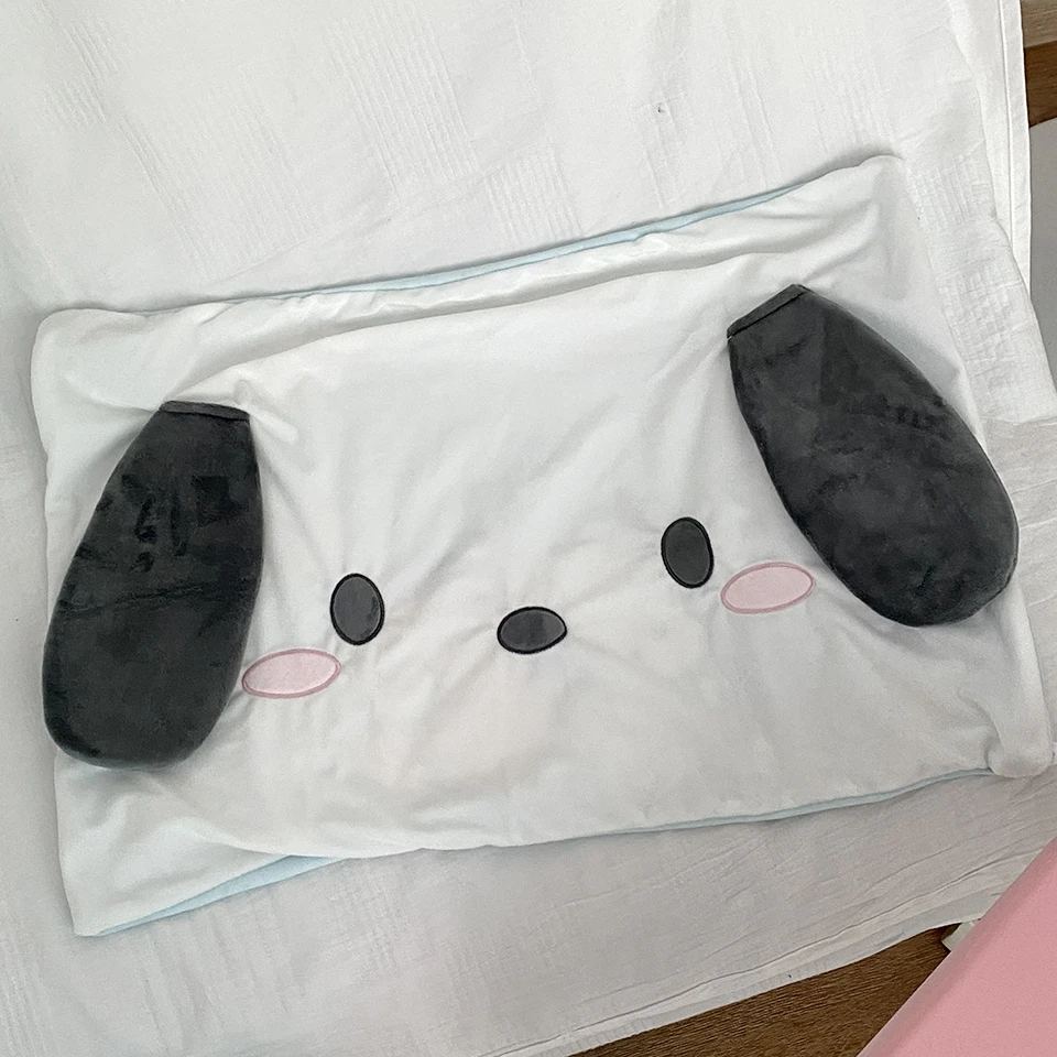 Pochacco 베개 케이스 사랑스러운 일본식 베개 커버 백 쿠션 던지기 베개 베개 케이스 침대 홈 장식 선물 소녀