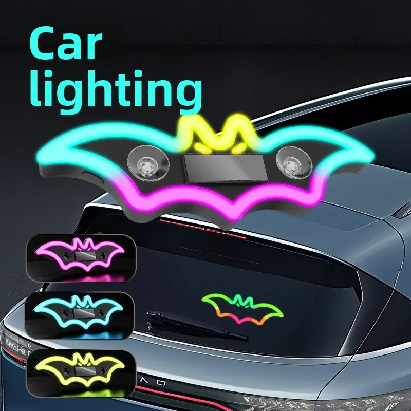 Solar-Powered LED Car Décor and Warning Light
