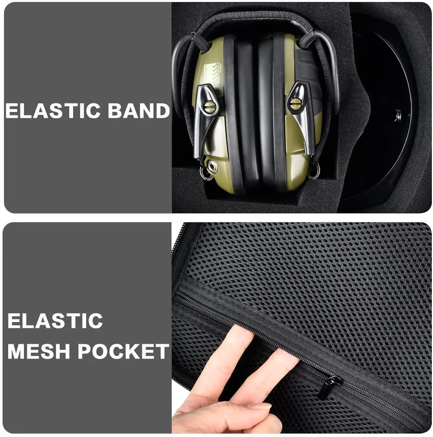 TS KIT MICROFONO Compatibile con Walker's Razor Slim Protezione Udito