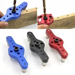 Kit de guidage de perçage pour chevilles en bois, outils de menuiserie, trous de poche verticaux, localisateur de trous 