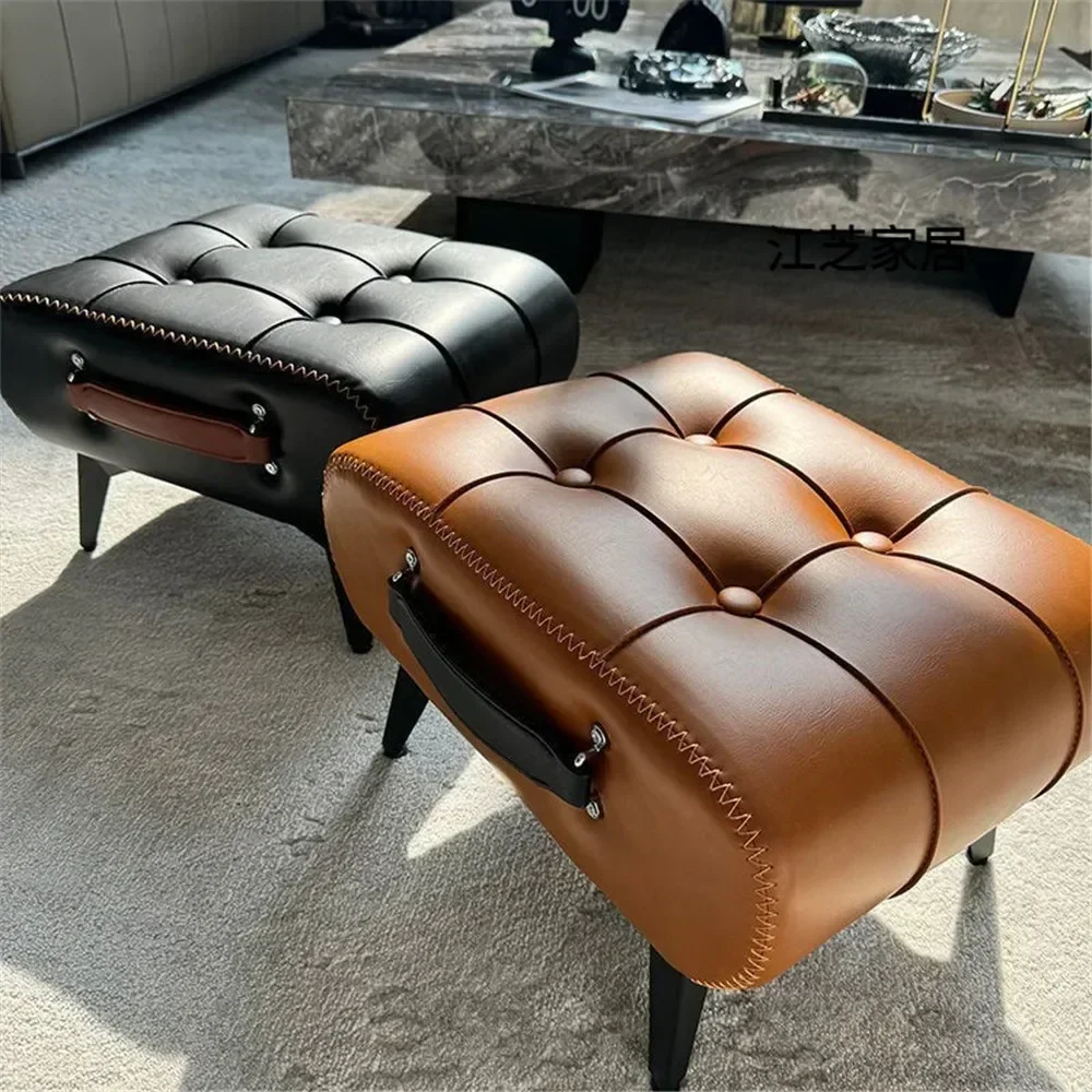 PU Leather Foot Stool 3