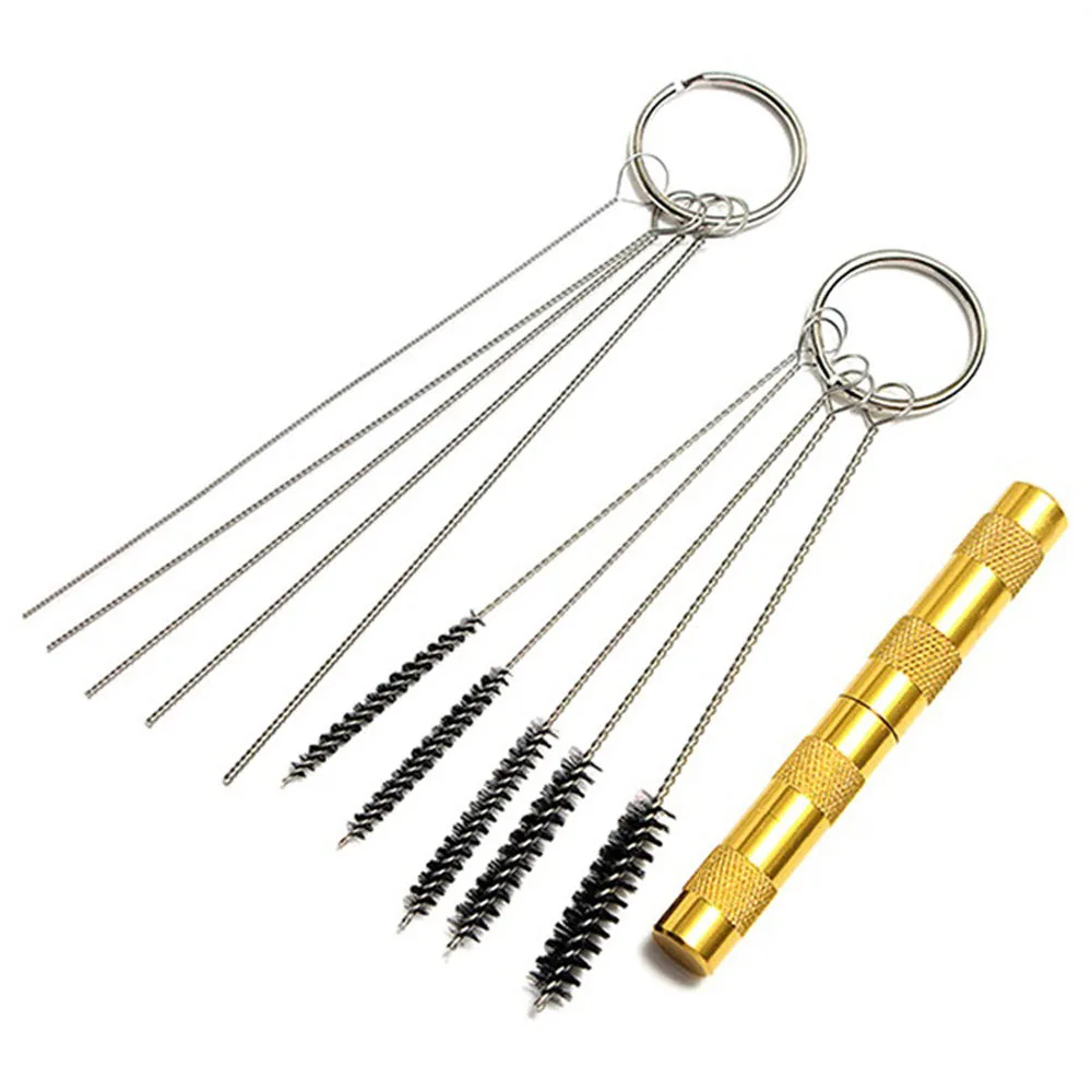 

Set Cleaning Kit 5pcs Gun Tool Spray Airbrush Brush Needle Nozzle Repair