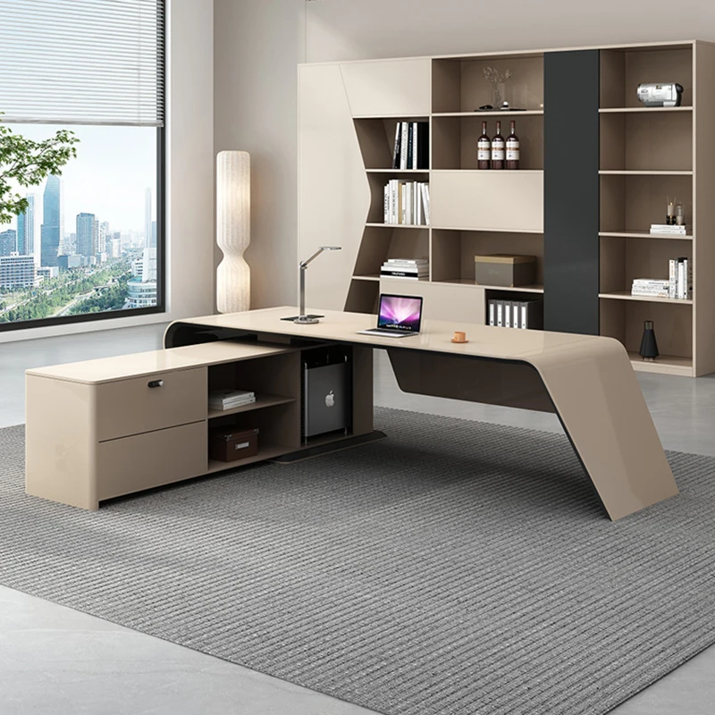 Compact Work Office Desk Study Equipment Workstation Cheap Monitor Office Desk Gaming Mesa Para Compuatador Luxury Furniture