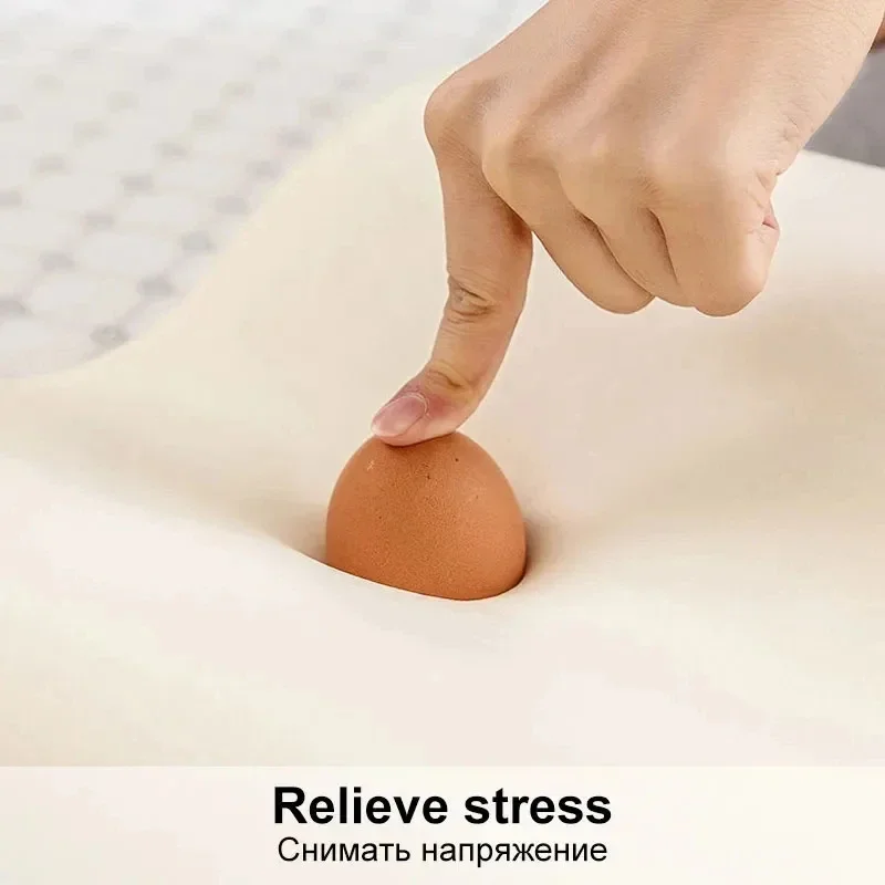 وسادة من إسفنج الذاكرة للنوم، وسادة نوم جانبية قاب...