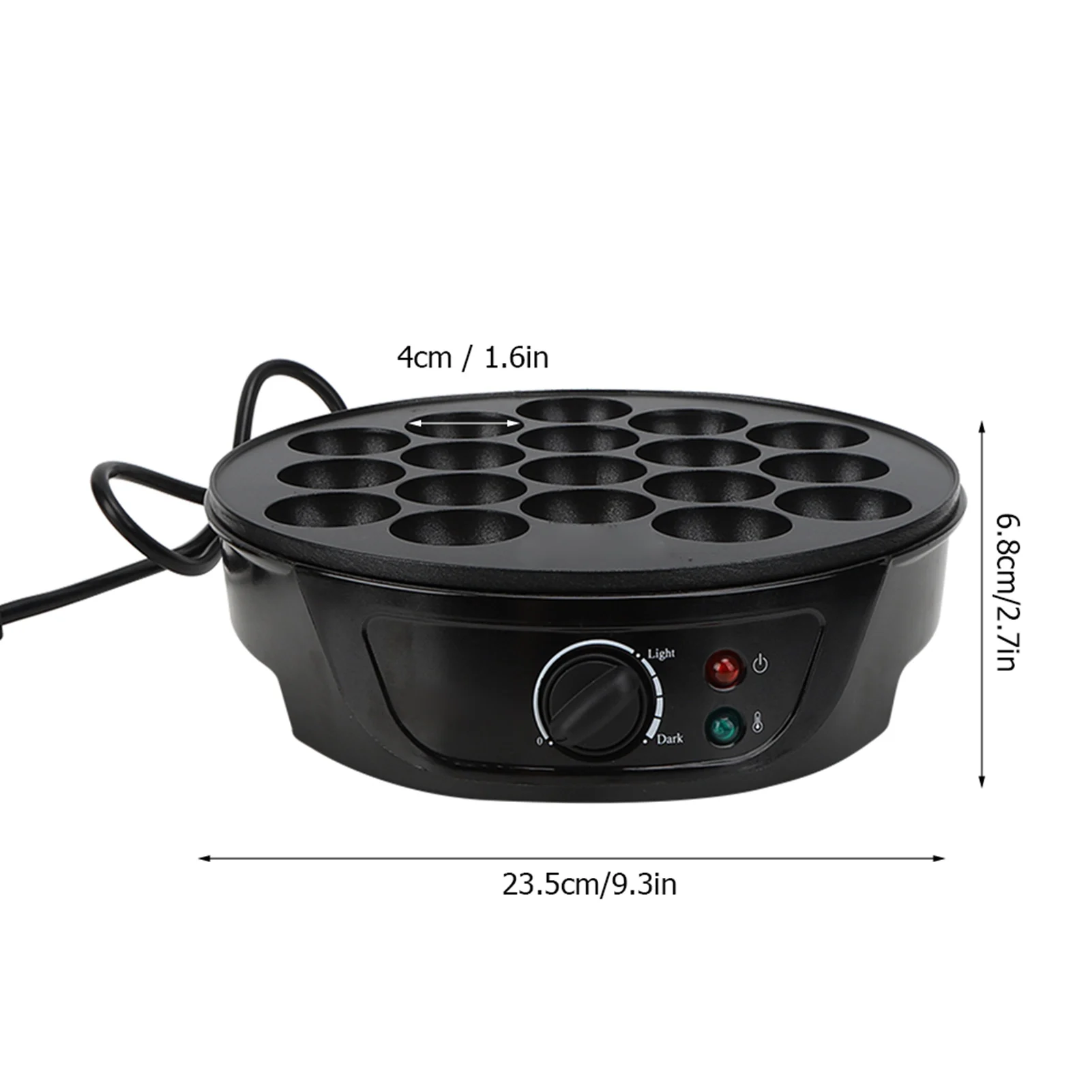 Octopus Ball Pan Grill Pan Breakfast Machine Non‑stick Black 220‑240V Electric  Takoyaki for Cake Puffs Home Octopus Ball 6