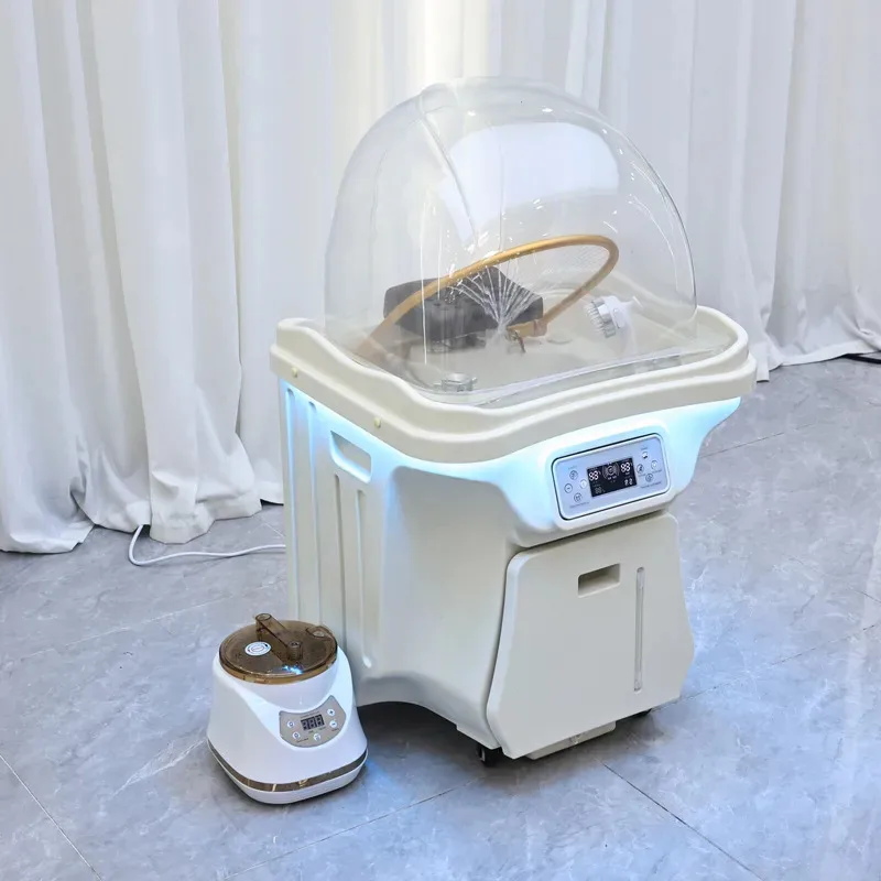 휴대용 두피 스파 버킷, 배관 필요 없음, 60L 용량, 상업 공간 및 홈 살롱에 이상적 2026