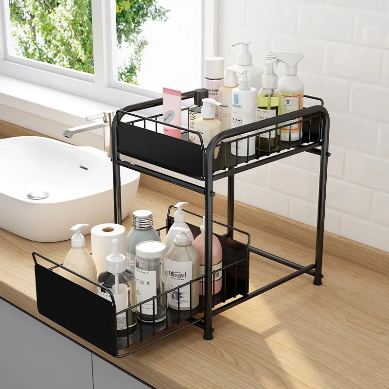 Dropship 2 Pack Under Sink Organizers And Storage Bathroom Organizer Under  Sink, Pull Out Cabinet Organizer For Kitchen Bathroom Sink Storage, WHITE  to Sell Online at a Lower Price