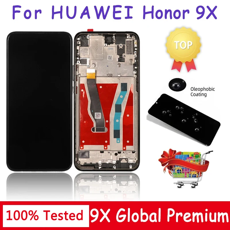 

6.59 " For Huawei P Smart Z / 9X Global Lcd STK-LX1 Touch Screen Assembly For Huawei Y9 Prime 2019 STK-L21 STK-L22 STK-LX3 LCD