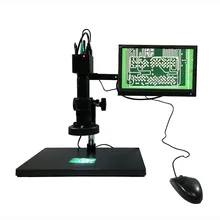 

2019 Video Microscope VMS16M35 HD-MI/USB/WIFI Digital Video Microscope Camera with 10A Stand +13.3 inch HD Monitor +32G TF Card