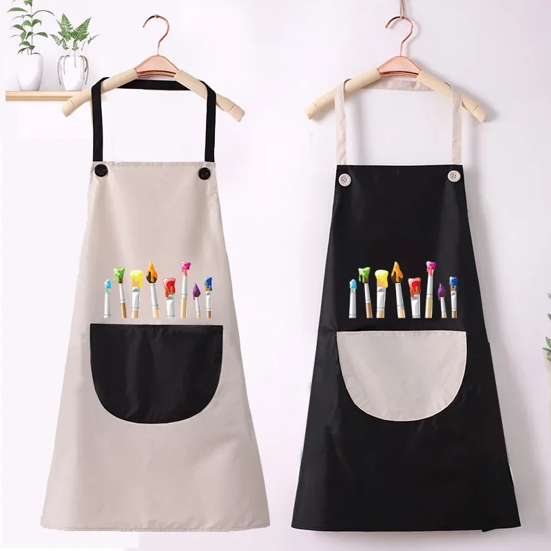 Children's Apron Printed Korean Style Art Drawing Clothes Nursery Kids Large Size Children Painting Coverall