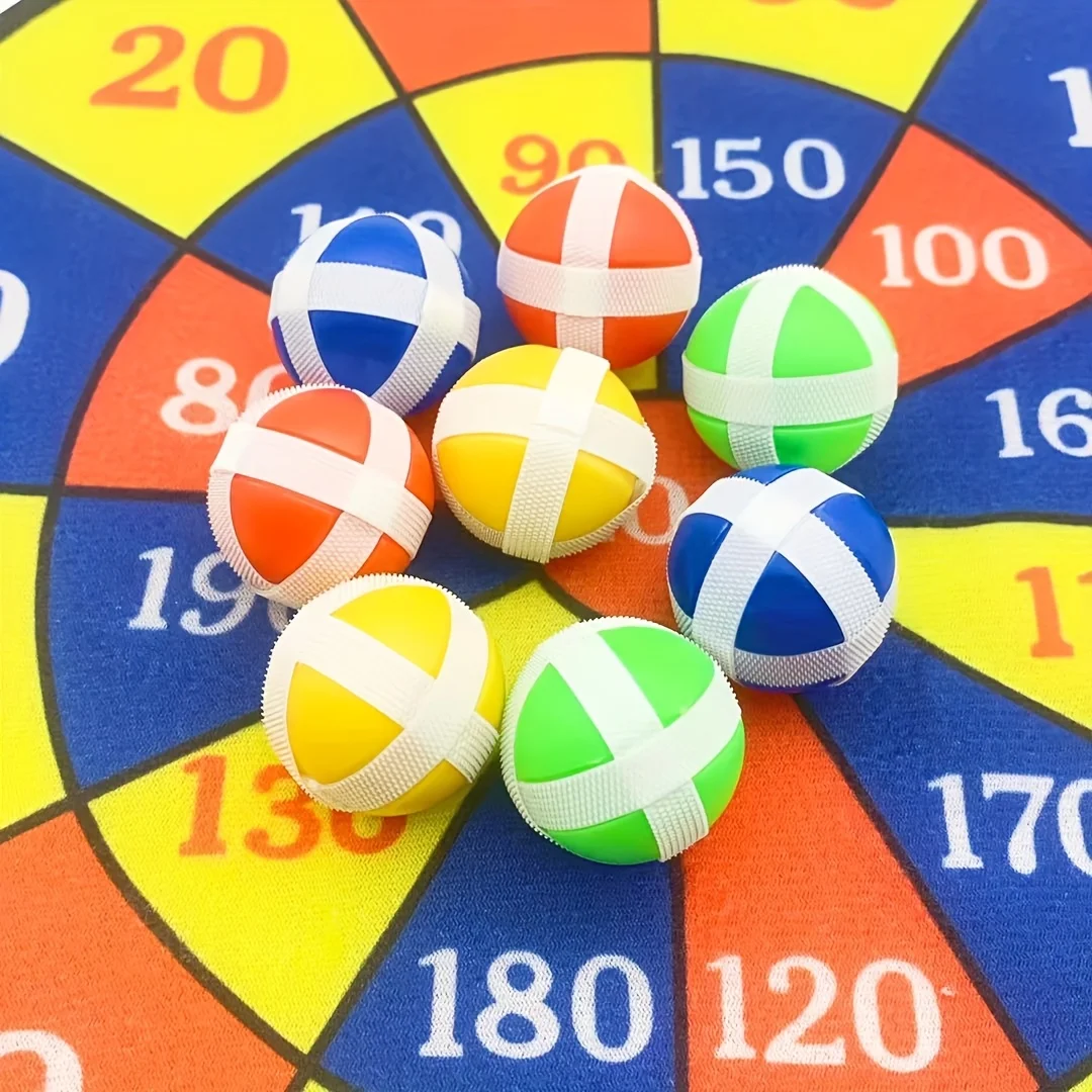 Tablero De Dardos Con Bolas Adhesivas Jadeshay Juego De Dardos Artesania Superior