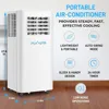 8,000 BTU Portable Air Conditioners, Room Air Conditioner with Digital Remote for Room up to 350 Sq.Ft, 3-in-1 Portable AC Unit 2