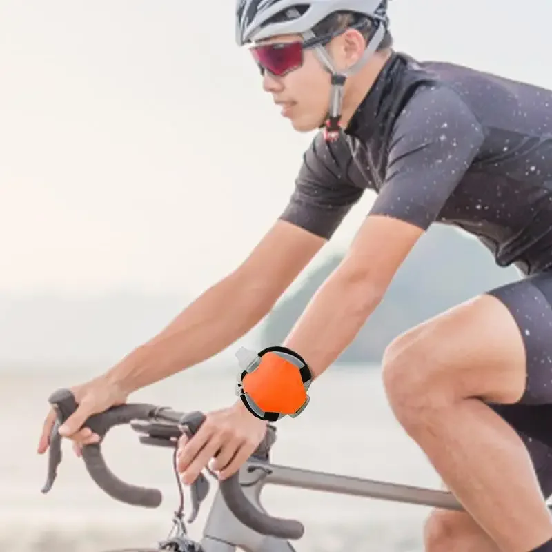 Sport Pour Poignet, Bouteille D'eau En Silicone Mains Libres, Bouteille Fitness Portable, Bouteille D'eau Pliable Réglable Pour Cyclisme, Randonnée