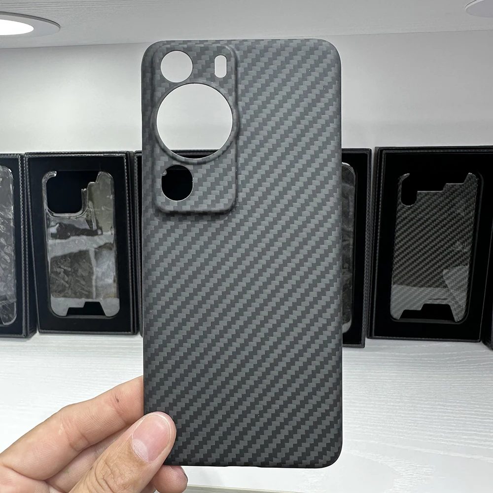 Ultra-Thin Carbon Fiber Cases For Huawei P60 PRO Aramid Fiber Matte Protective Business Shell For Huawei P60 P60Pro CASE Cover