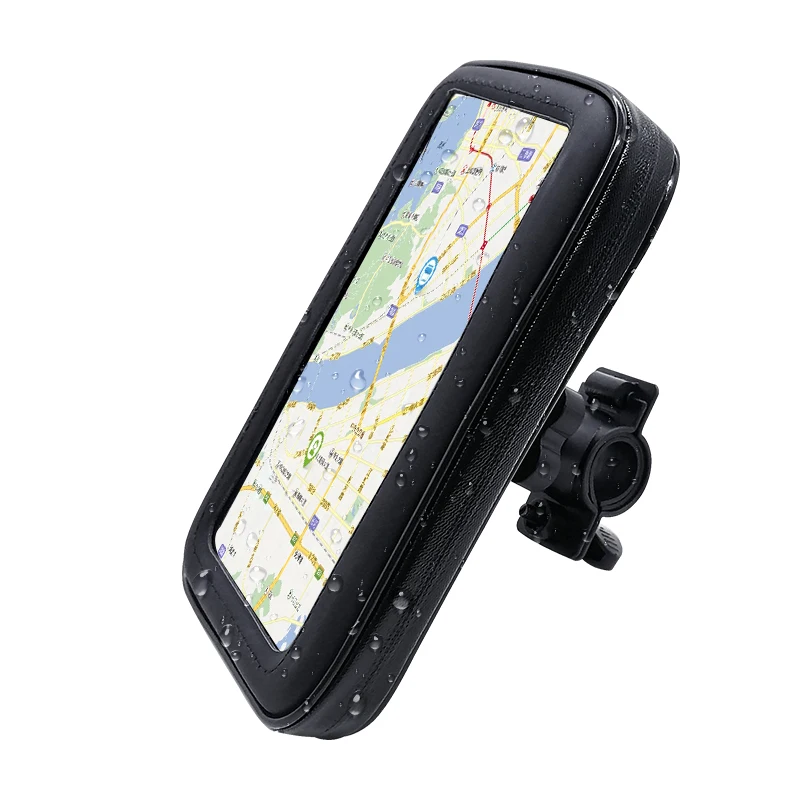 

Motorcycle Telephone Holder Support Moto Bicycle Rear View Mirror Stand Mount Waterproof Scooter Motorbike Phone Bag for Samsung