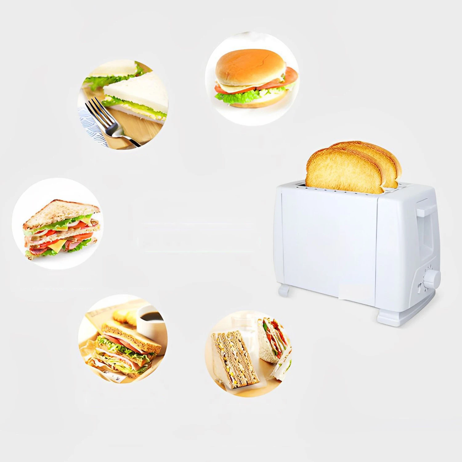 Bread Device White Pink Black Color Devices s Machine