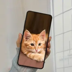 Meow Eyes Kitten Cat Soft Phone Case Cover - Samsung A7 2018 (1)