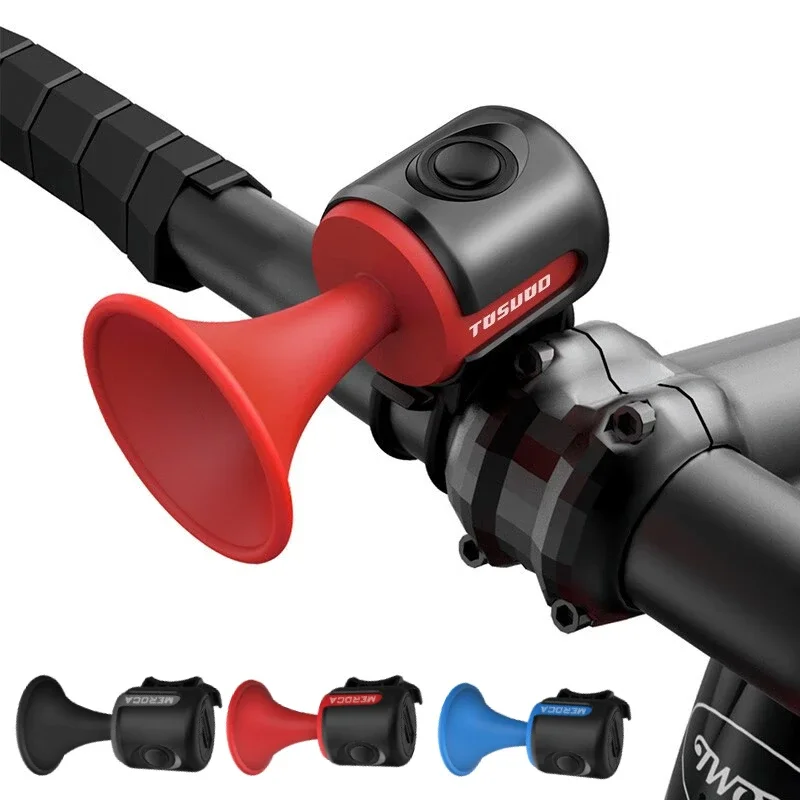 120 dB Electric Bike Bell Sounds Alarm Bell Waterproof Safety Electric Bicycle Horn For Handlebars