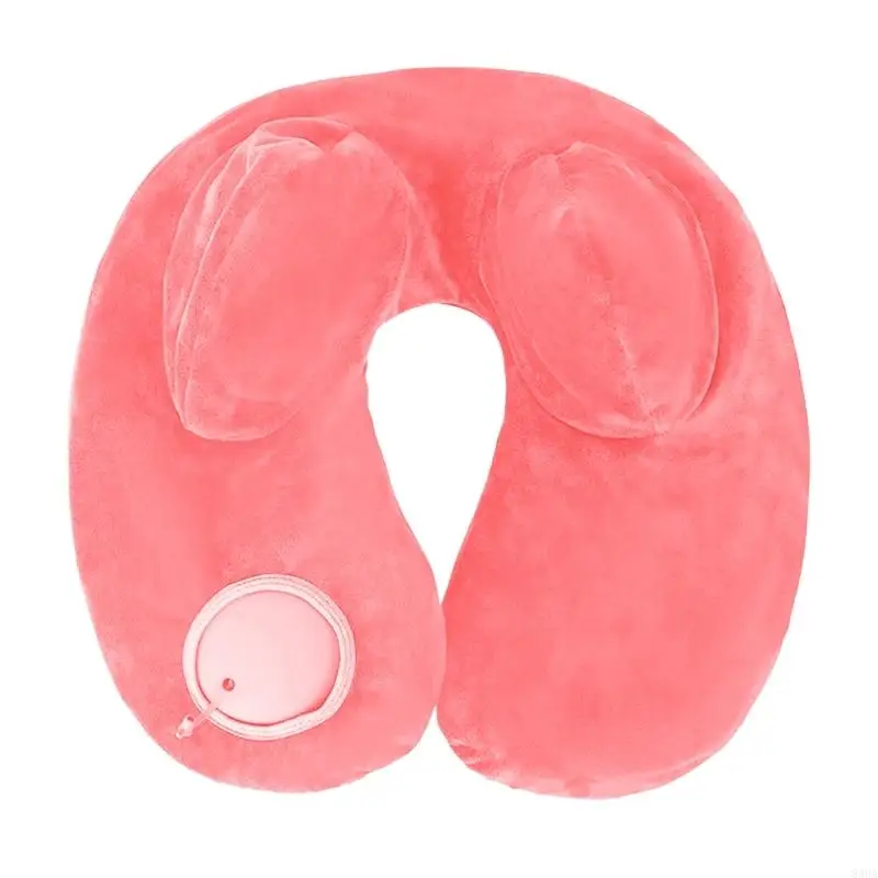 Inflatable Aircraft Pillow Neck Travel Pillow Head and Neck Support Pillow in Flight Small Headrest Cushions