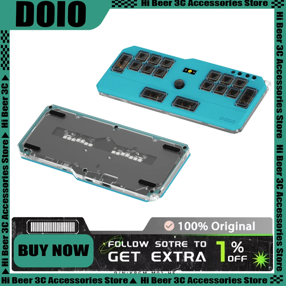 DOIO HITBOX KBGM M01 HE Aluminum Alloy Acrylic Low Magnetic Switch