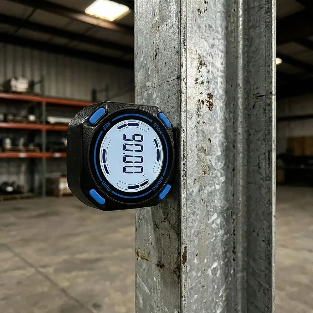 미니 경사계 각도계 LCD 디스플레이 360 °   전자 레벨 박스 정확한 자기식 베이스 디지털 레벨 각도 게이지 각도기