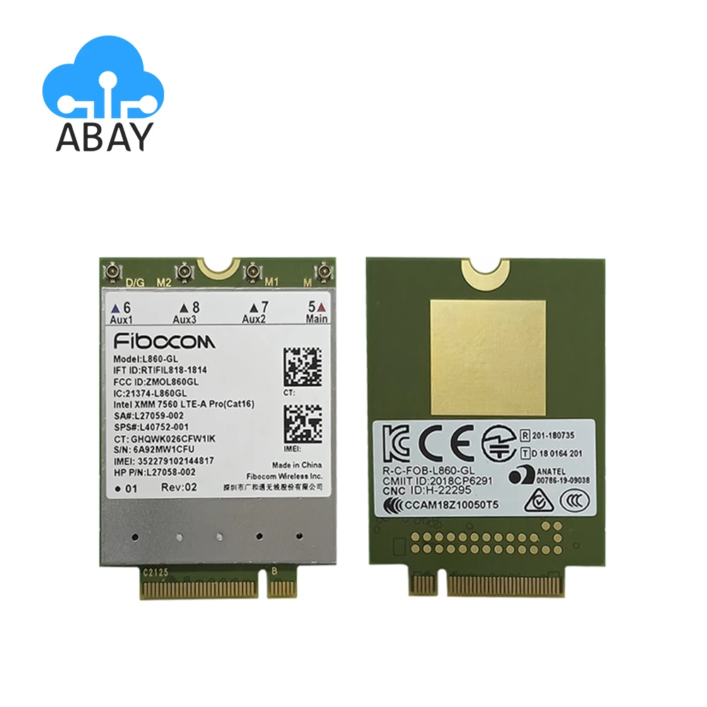

Fibocom L860-GL Module FDD-LTE TDD-LTE Cat16 4G Card L860 GL LTE Module l860-gl