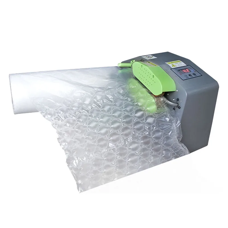 

Plastic air bubble machine for cushion film protective packaging
