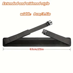 Premium Hip Thrust Belt for Strength Training and Pilates Enhancement (Black)