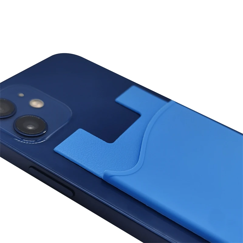 Silicone Adhesive Phone Card Holder - Portable & Creative Design