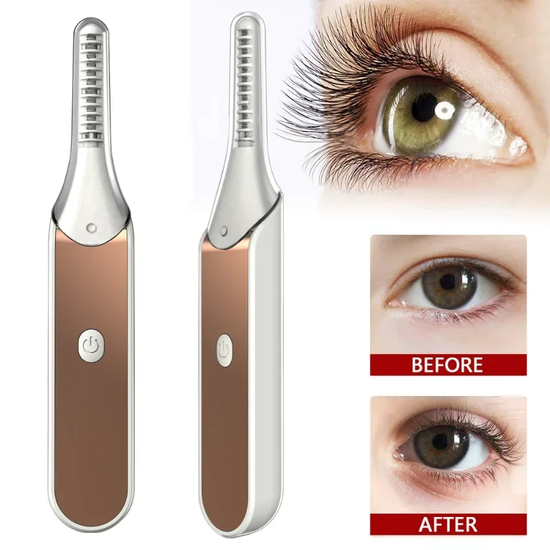

NEW LCD Electric Heating Eyelash Curler Eyelash Curler Makeup Lasting Eyelashes Natural Curling USB Charging