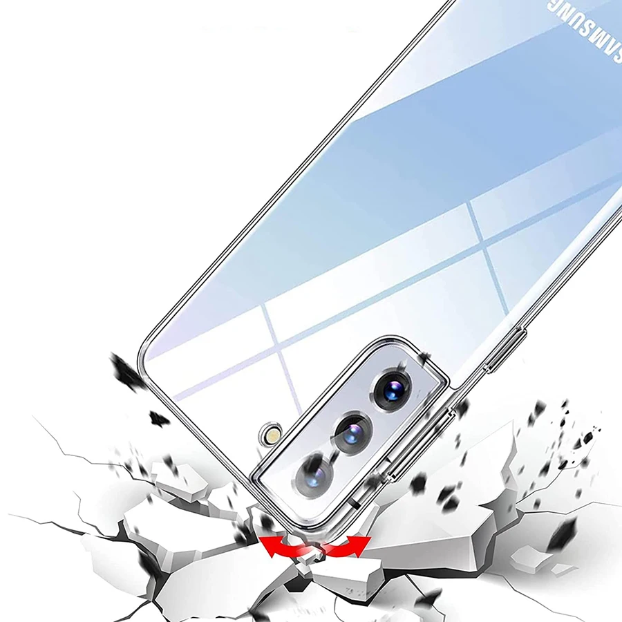 Phone Case Ultra Thin Silicone Soft TPU For Samsung Galaxy S20 S21 FE S22 S23 Ultra Note 20 10 S10E S9 Plus Transparent Shell Bumper