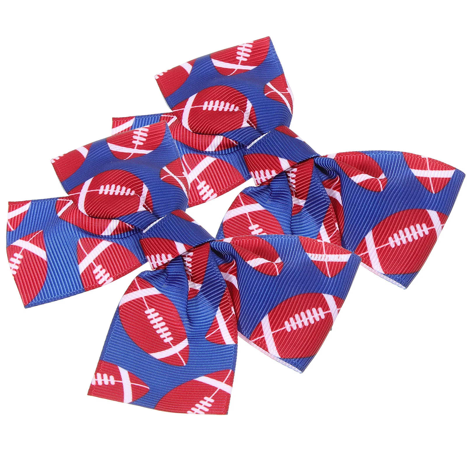 

Football Hairpin Girl Bows Accessories for Clip Small Girls Kids Rugby Clips Barrettes