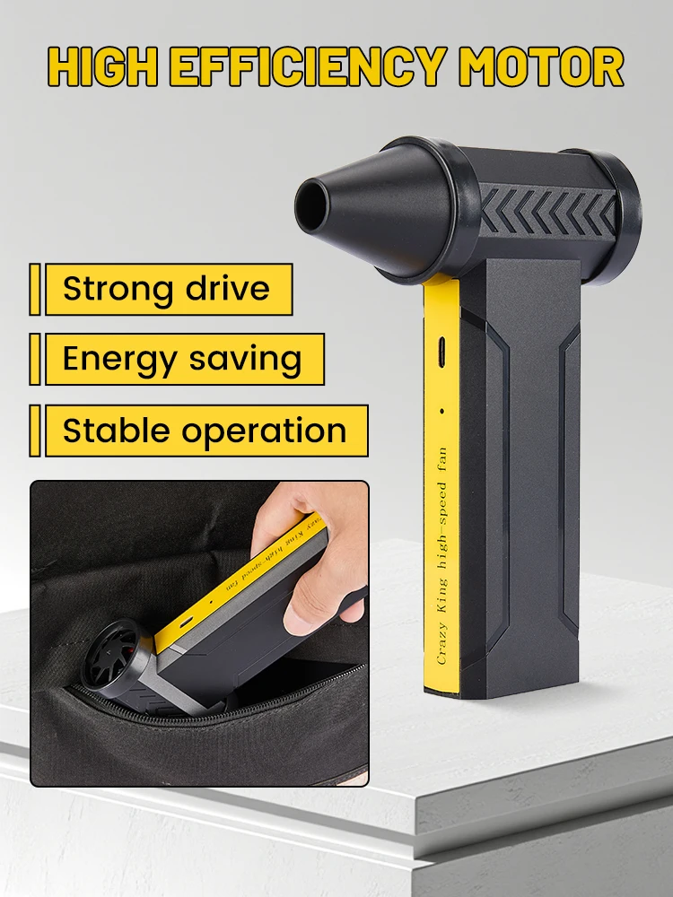 160000 RPM Blower Fan Brushless Motor Turbo Violent Fan Powerful Air Duster Computer Cleaning Electric Jet Blower 3