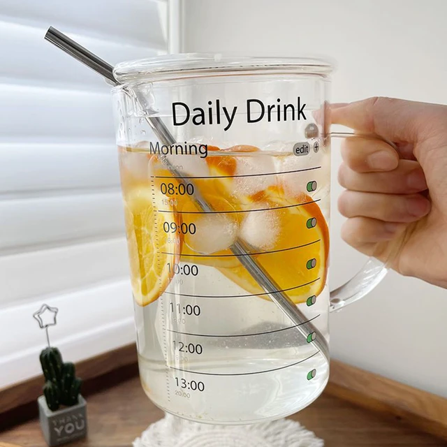 50oz/6 Cups Glass Measuring Cup, Easy to Read with 3 measurement scale