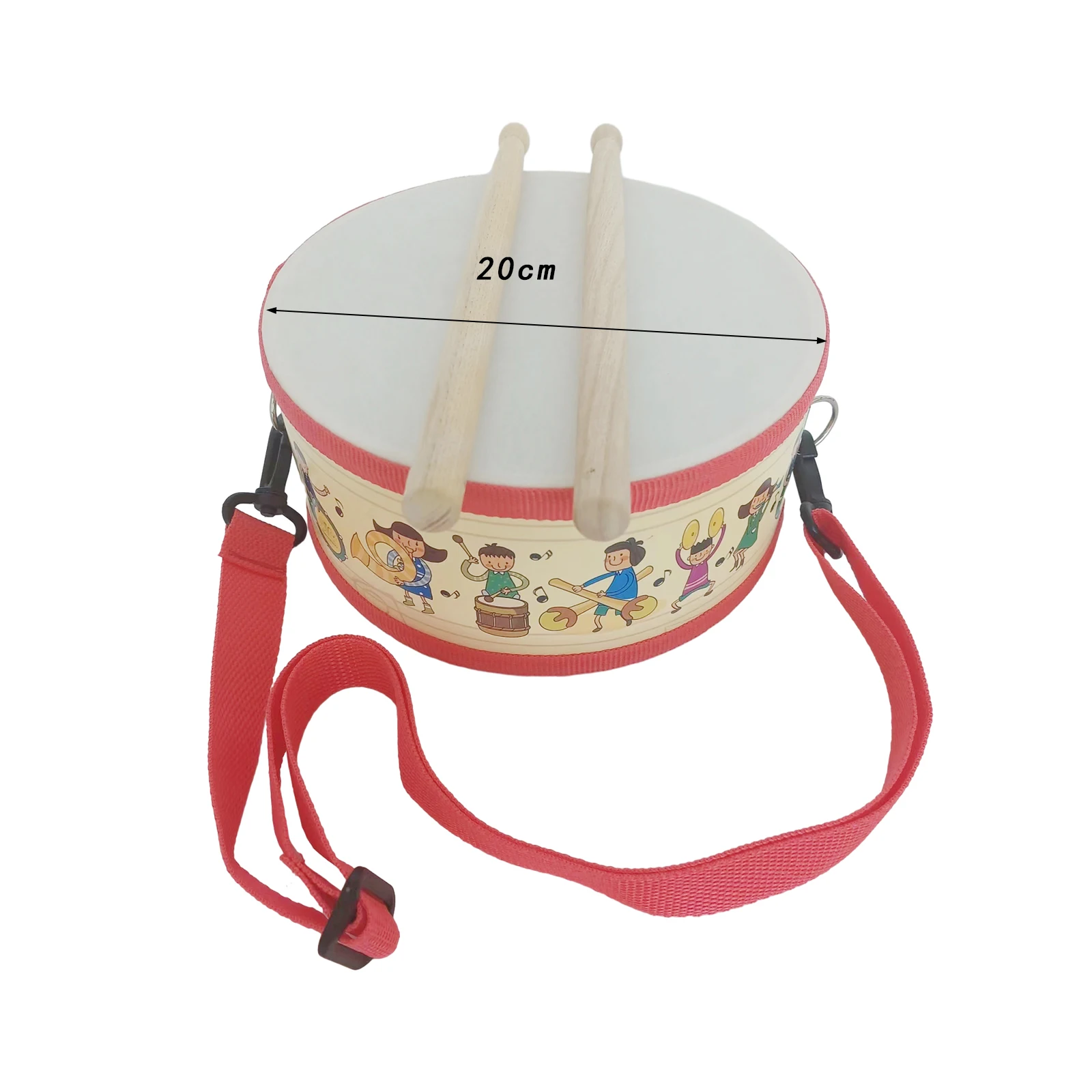Kids Drum Set Wooden Drum Toys Musical Toys for Toddlers Boys Girls Valentines Day Gifts