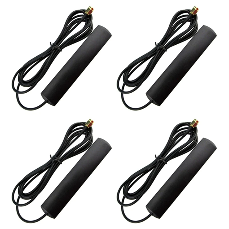 

AT41 4X 3G 4G LTE Patch Antenna 700-2700Mhz 5Dbi SMA Male Connector Router Extension Cable Antenna Universale WIFI Antenna